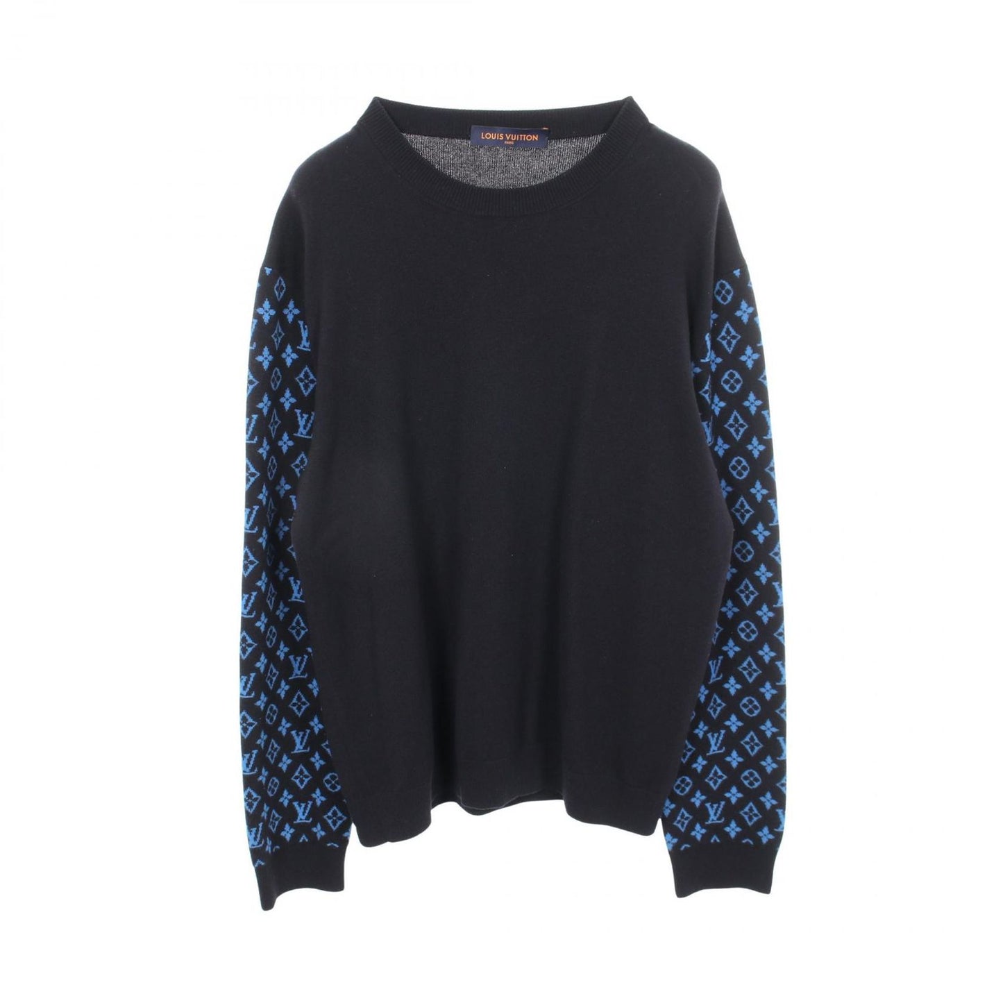 Louis Vuitton Knit Monogram Sleeve Wool Cashmere Sweater