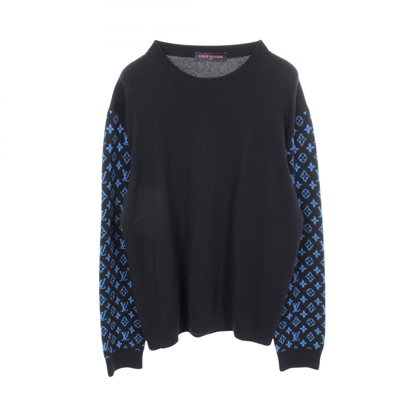 Louis Vuitton Knit Monogram Sleeve Wool Cashmere Sweater