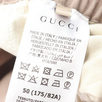 Gucci Pants Logo Patch Cotton Denim — view 4