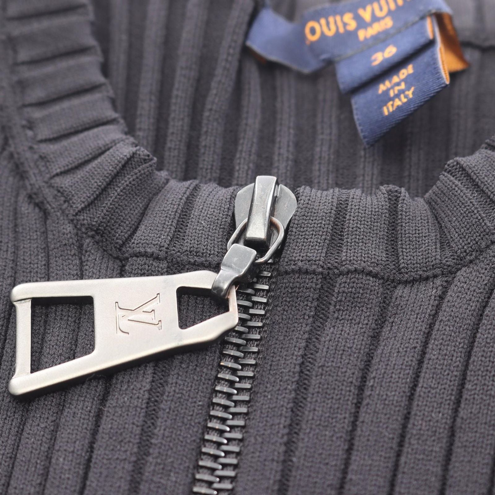Louis Vuitton Dress Monogram Knit Tweed Contrast Nylon — view 5