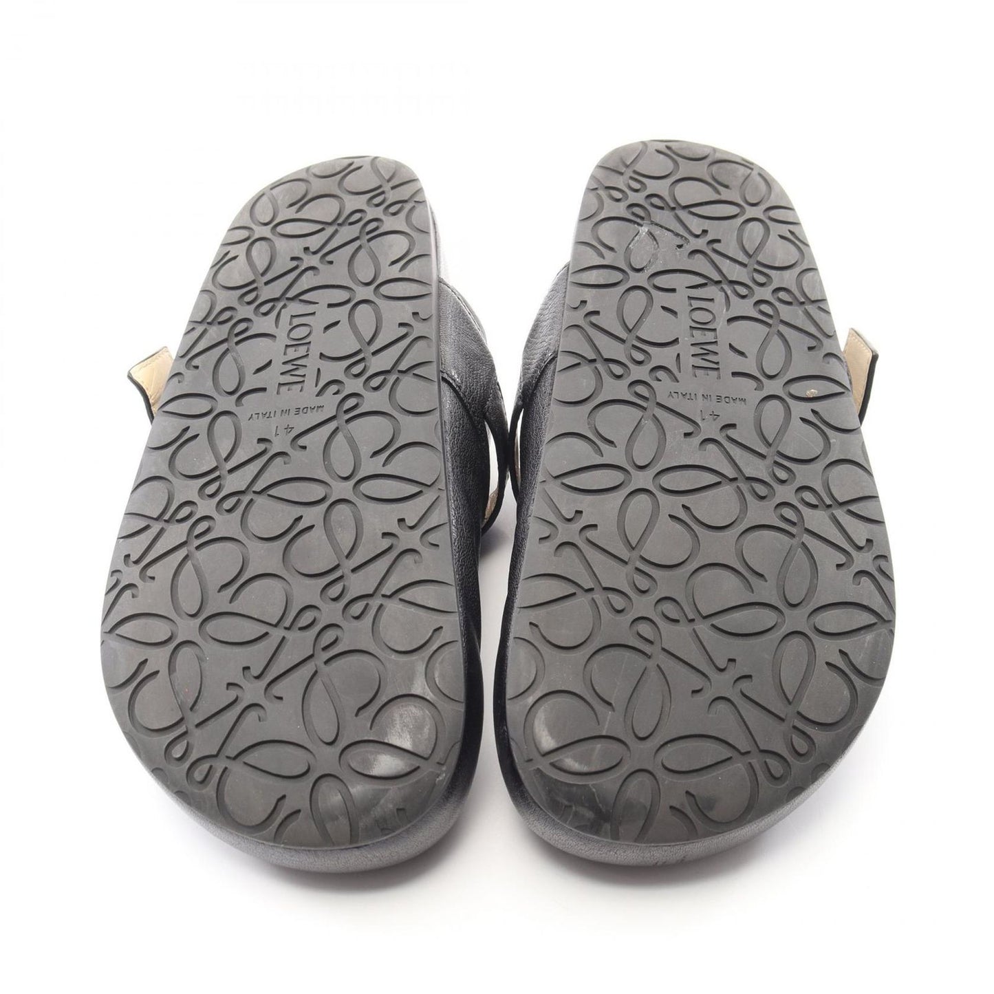 Loewe Sandals Anagram Leather — view 4