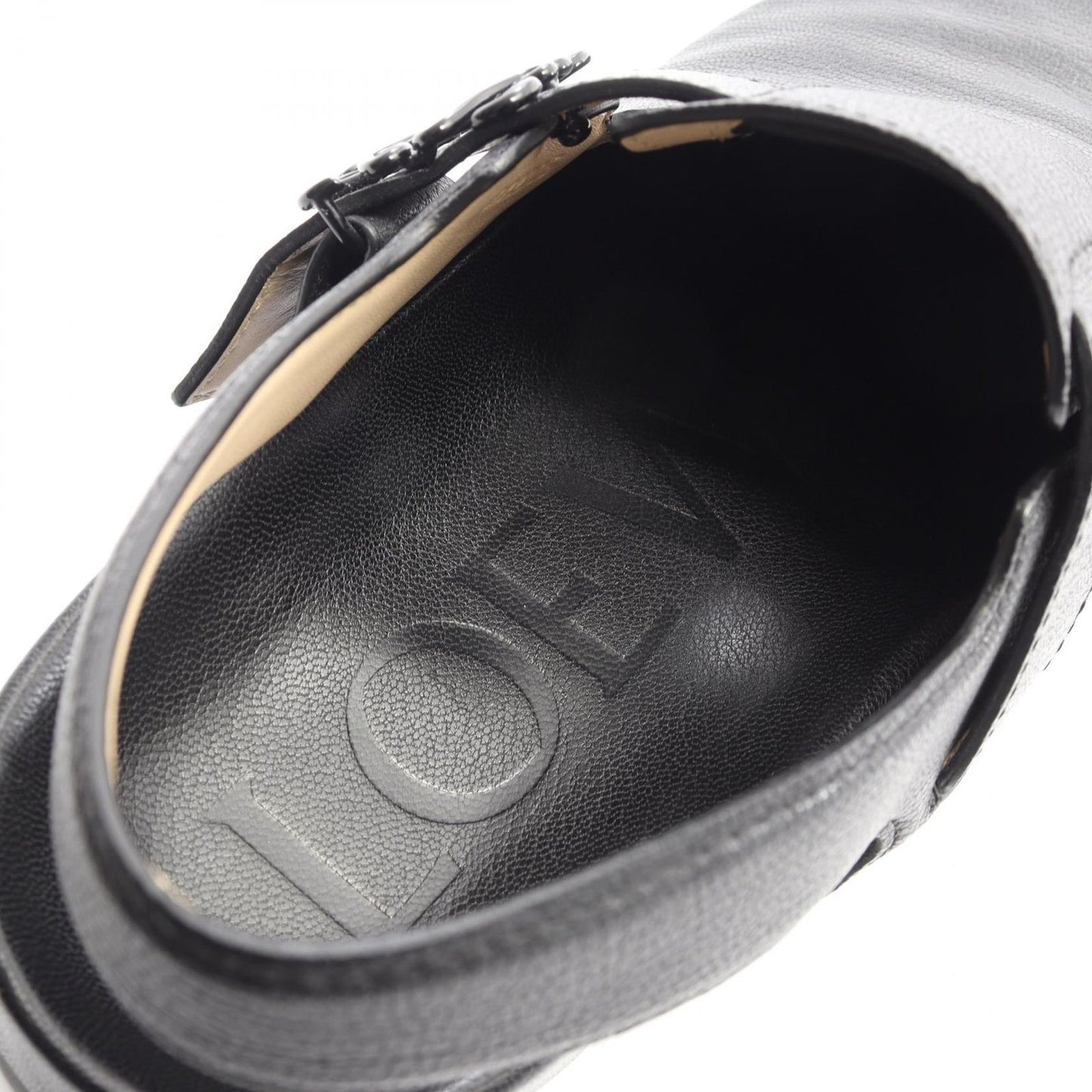 Loewe Sandals Anagram Leather — view 5