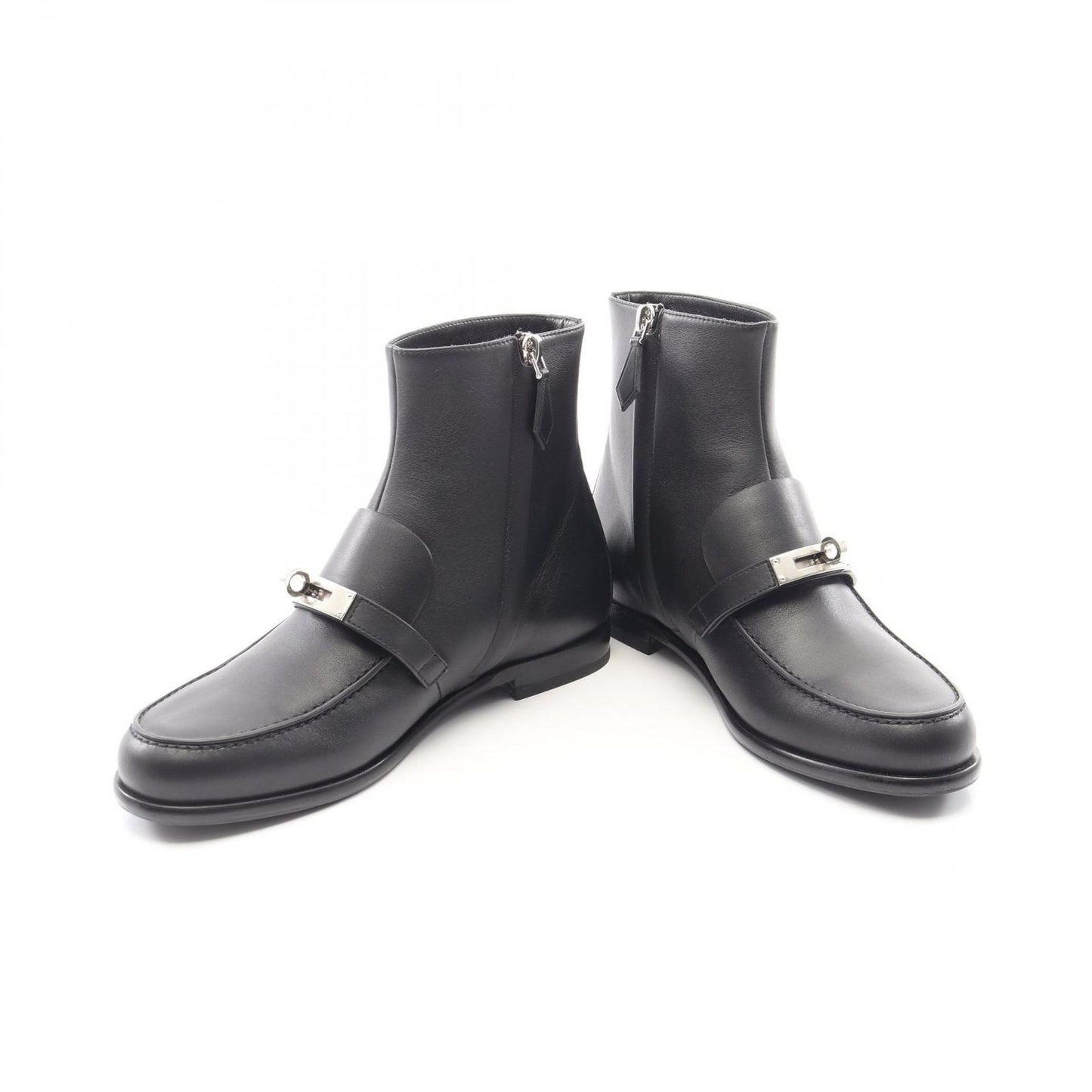 Hermes Boots Kelly Buckle Short Leather — view 3