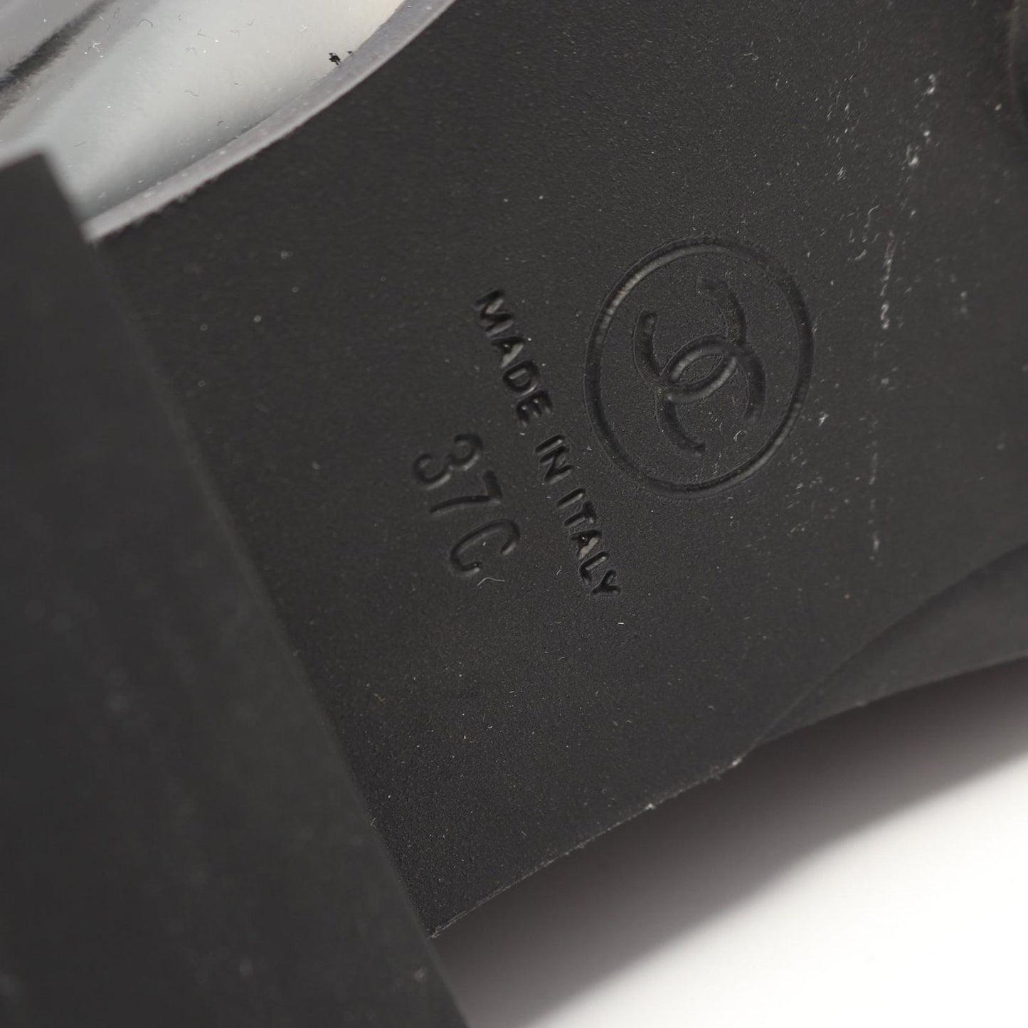 Chanel Loafers CC Logo Black Patent Leather — view 6