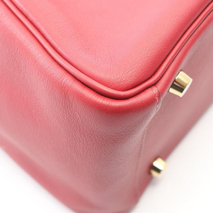 Hermes Shoulder Bag Lindy 26 Verso le Juglena Orange Leather — view 6