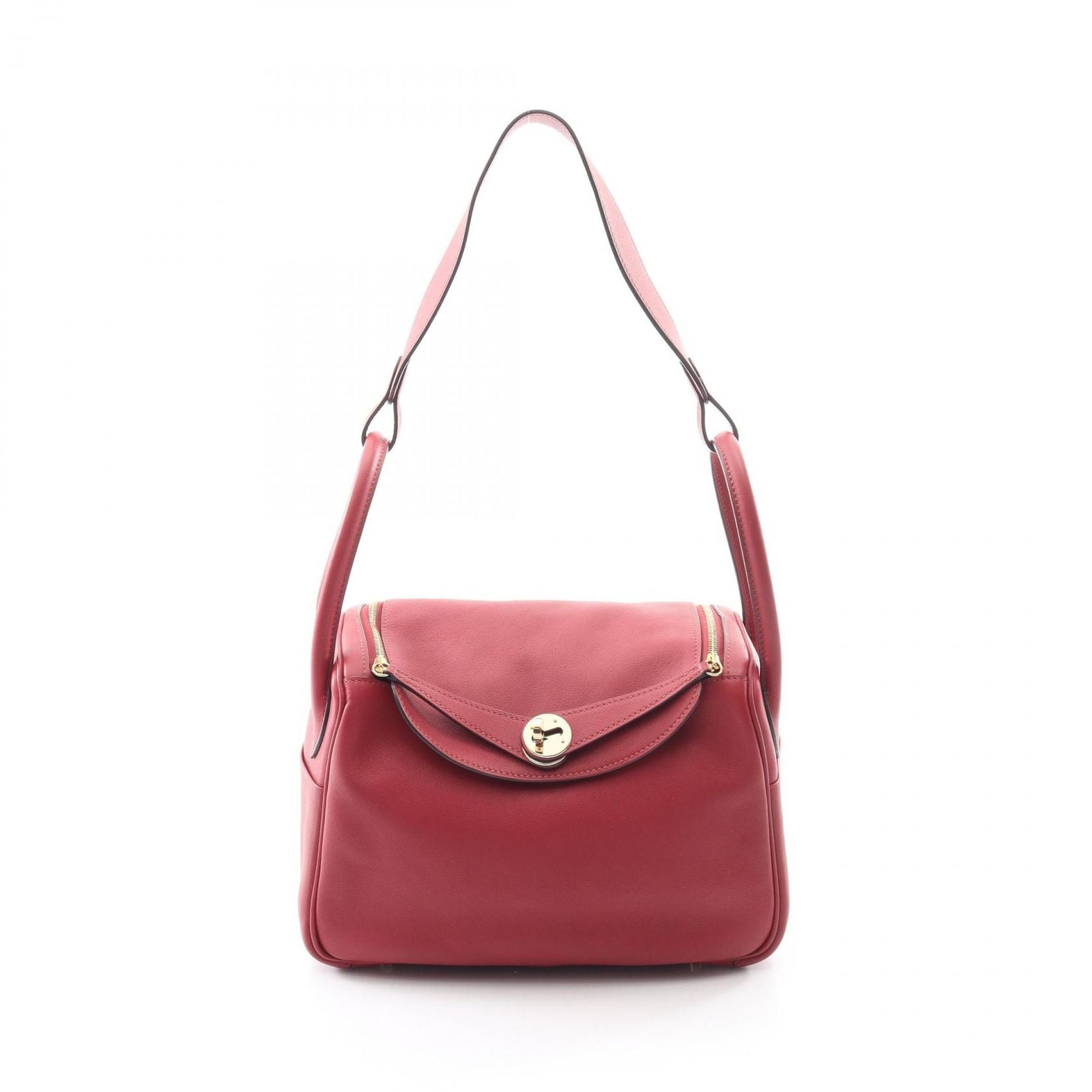 Hermes Shoulder Bag Lindy 26 Verso le Juglena Orange Leather