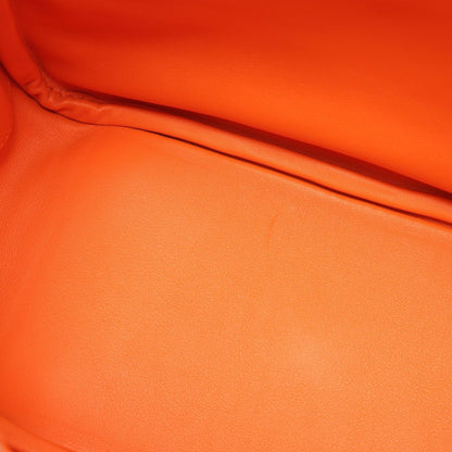 Hermes Shoulder Bag Lindy 26 Verso le Juglena Orange Leather — view 9