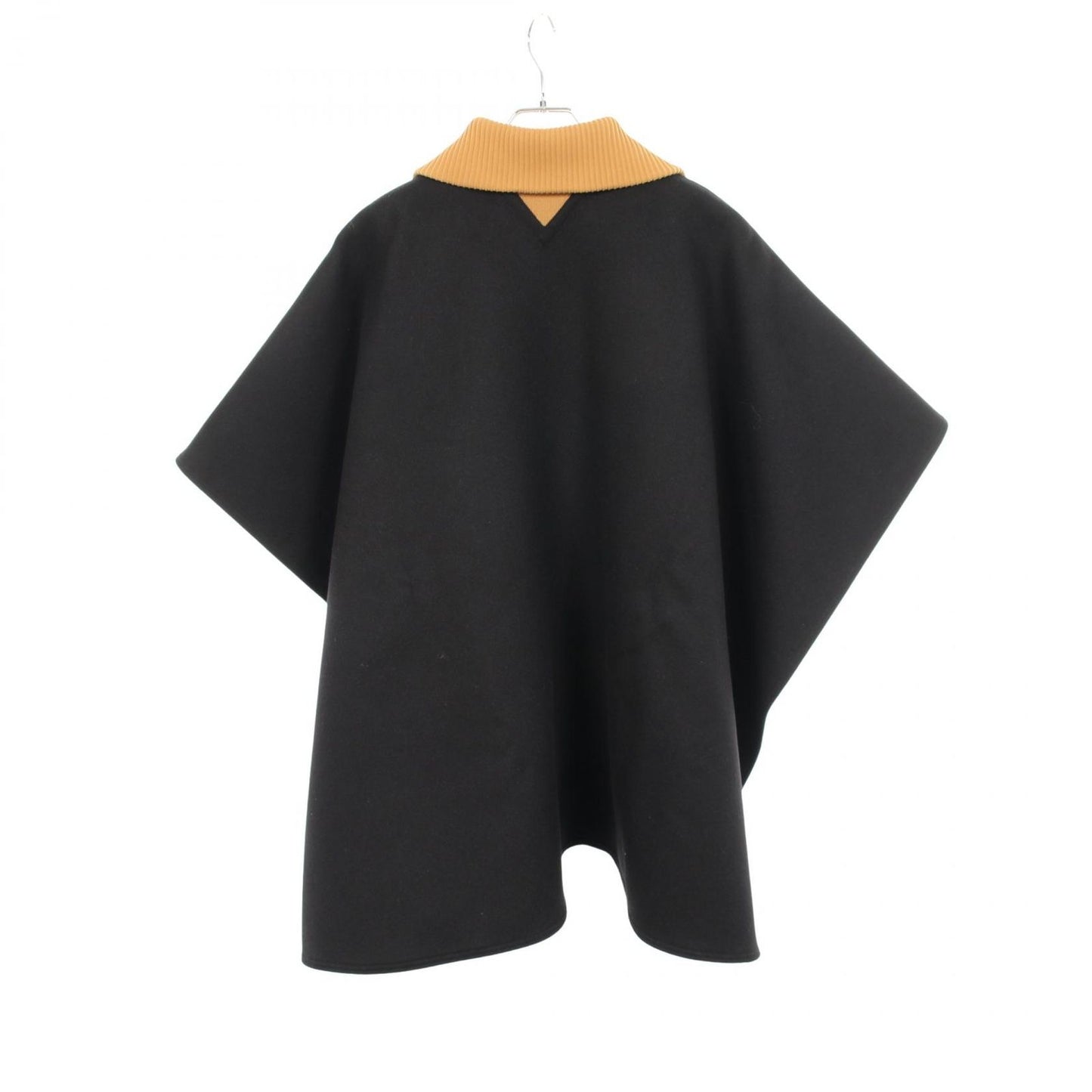Louis Vuitton Poncho Sporty High Neck Double Face Cape Lining Monogram Qwe Wool — view 2