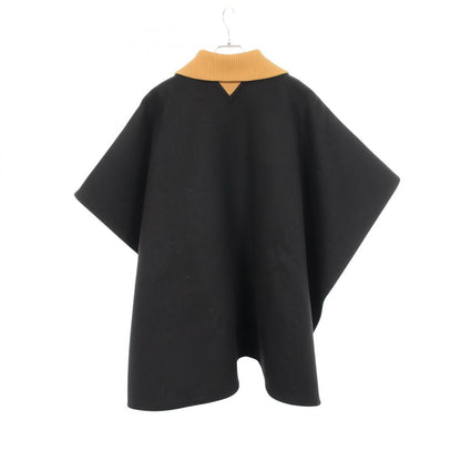 Louis Vuitton Poncho Sporty High Neck Double Face Cape Lining Monogram Qwe Wool — view 2
