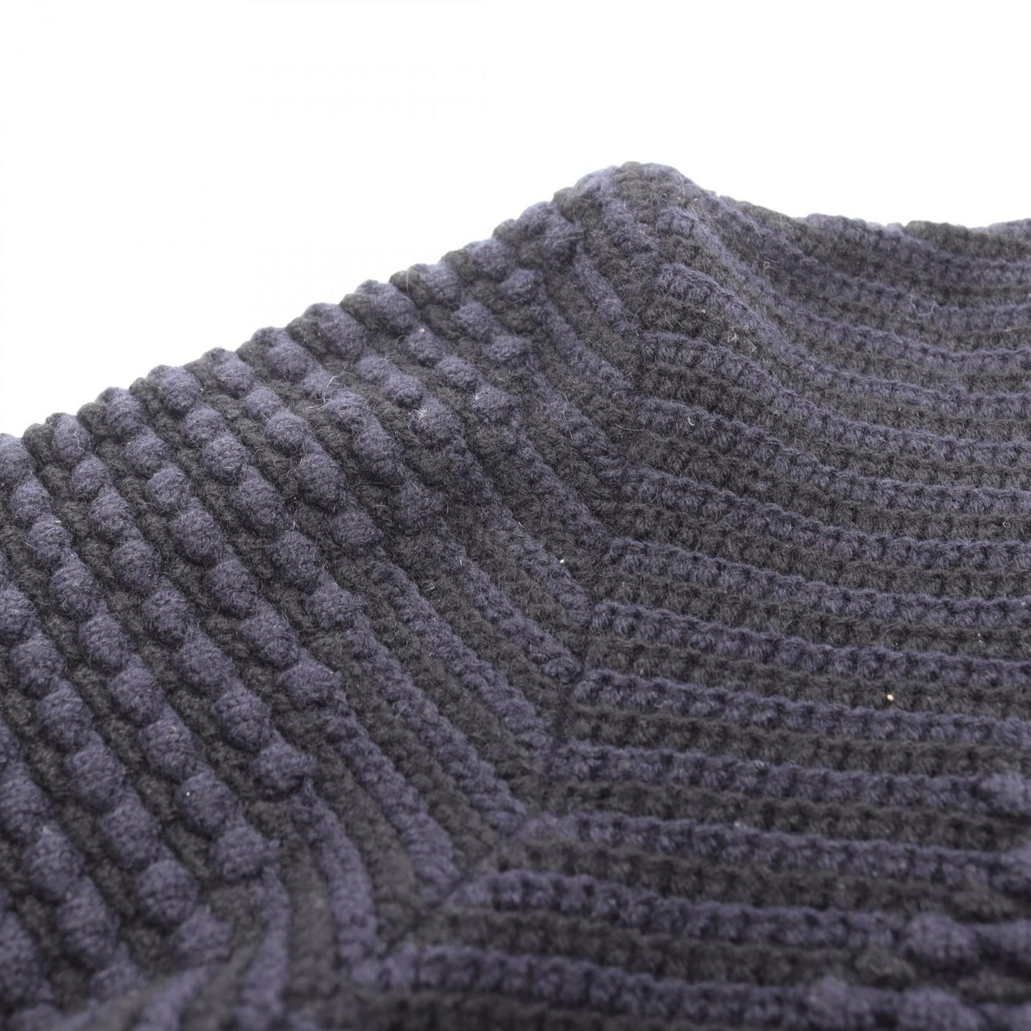 Dior Knit Crew Neck Navy Cashmere Sweater — view 9