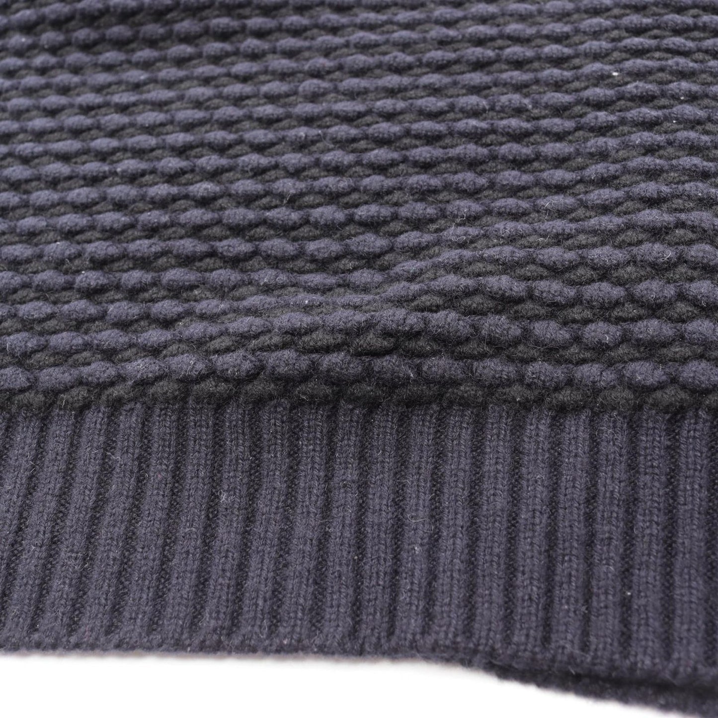 Dior Knit Crew Neck Navy Cashmere Sweater — view 6