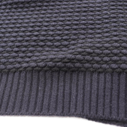 Dior Knit Crew Neck Navy Cashmere Sweater — view 6