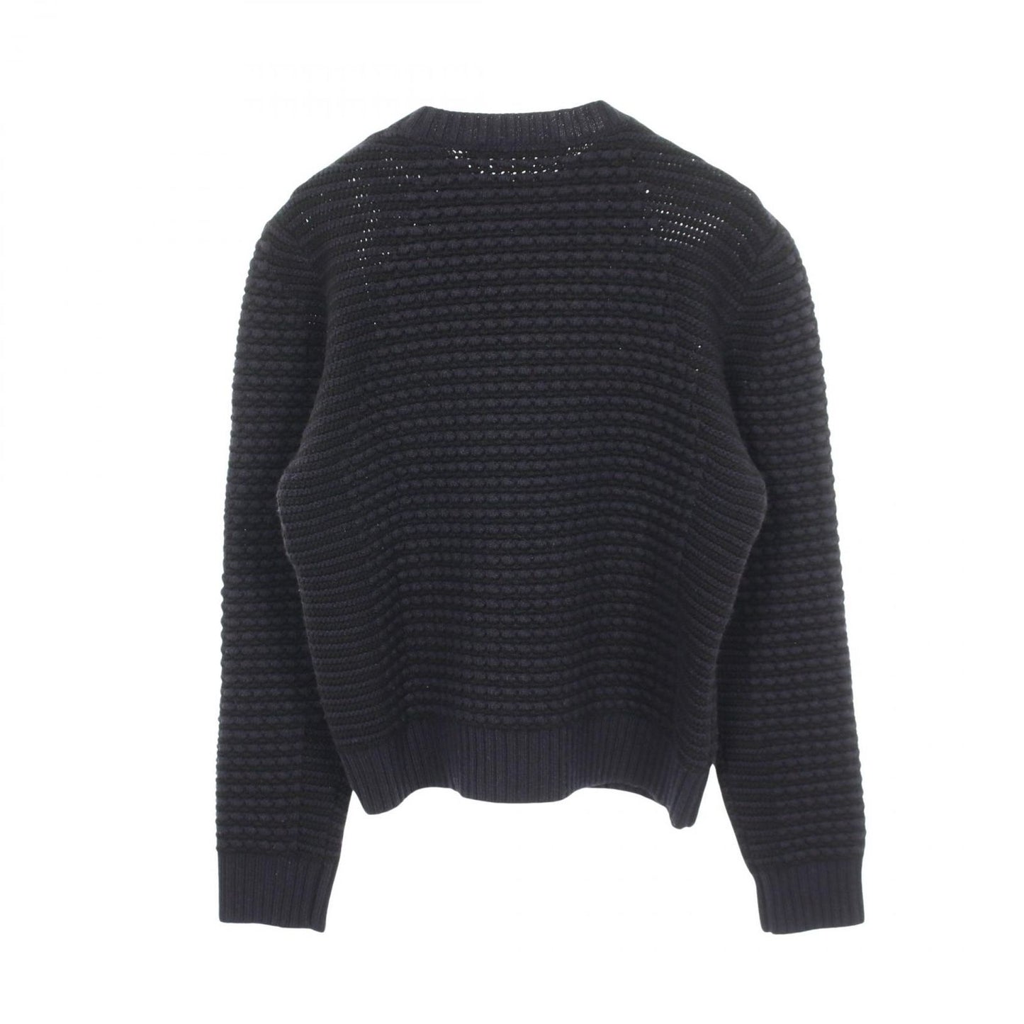 Dior Knit Crew Neck Navy Cashmere Sweater — view 2