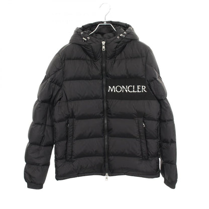 Moncler Down Jacket Aiton Hooded Black Nylon