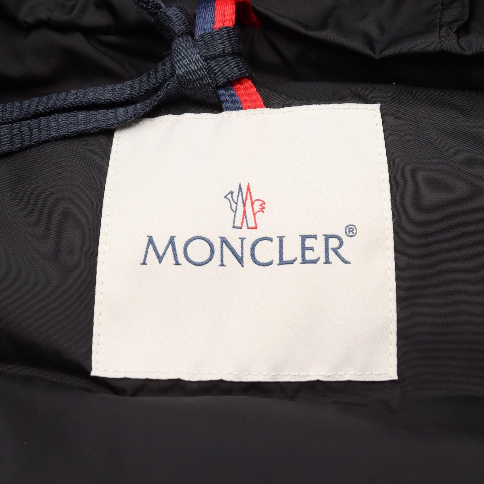 Moncler Down Jacket Aiton Hooded Black Nylon — view 3