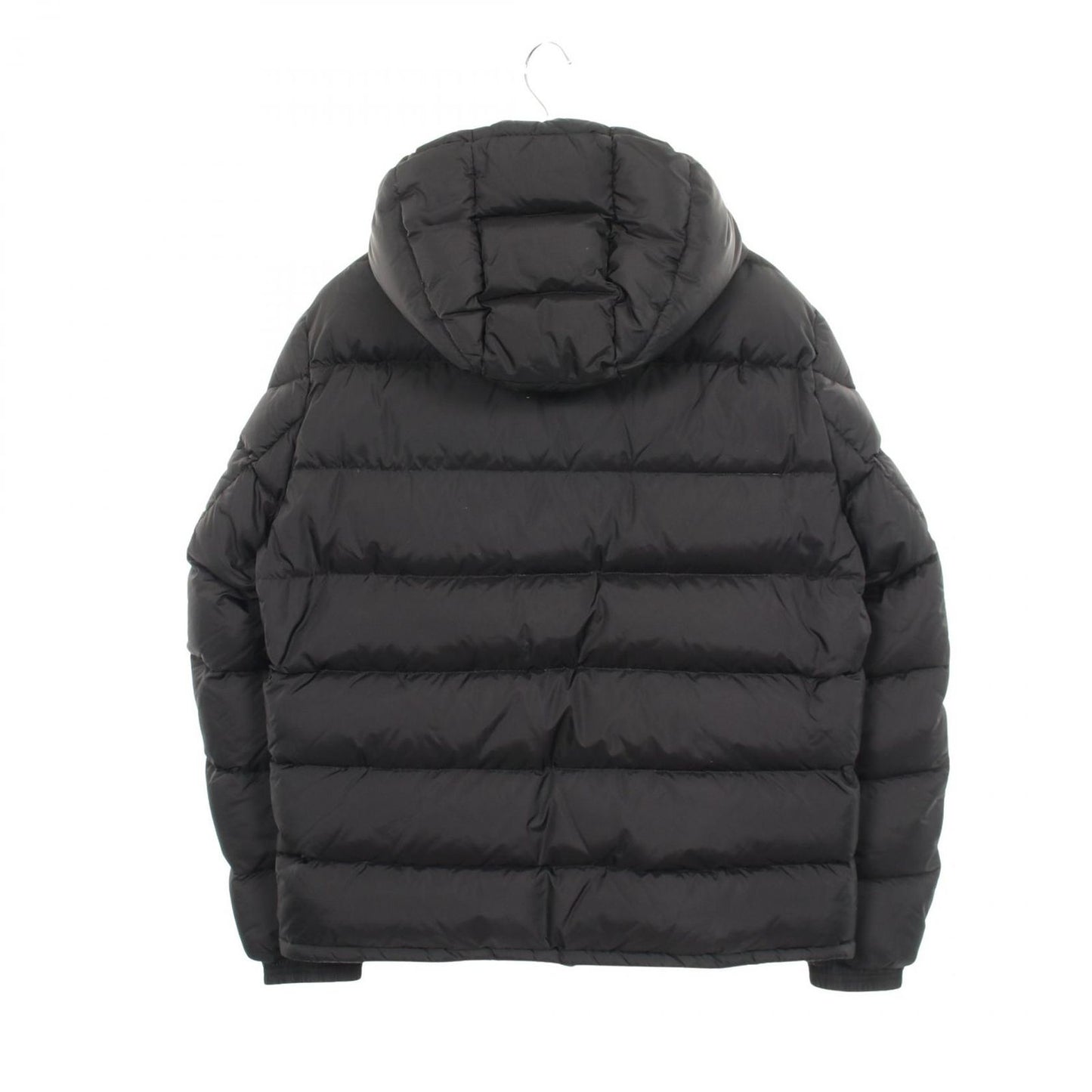 Moncler Down Jacket Aiton Hooded Black Nylon — view 2