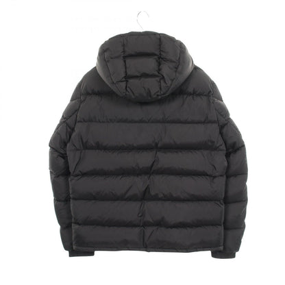 Moncler Down Jacket Aiton Hooded Black Nylon — view 2