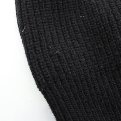 Celine Knit Logo Oversize Rib Wool Sweater — view 6