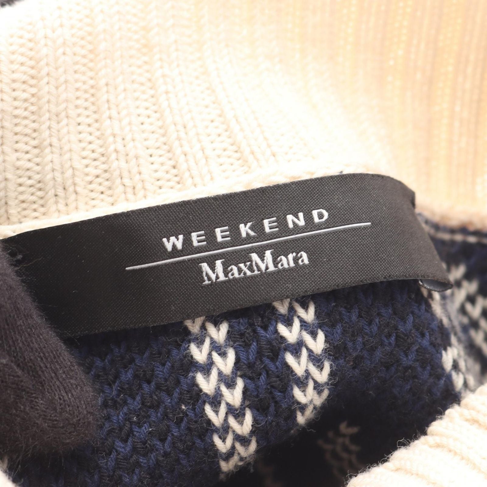 Max Mara Week End Knit Odeon Cotton Jacquard Ivory Sweater — view 3