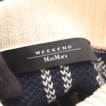 Max Mara Week End Knit Odeon Cotton Jacquard Ivory Sweater — view 3