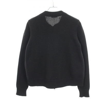 Moncler Down Jacket Velour Knit Switch Wool Cashmere — view 2
