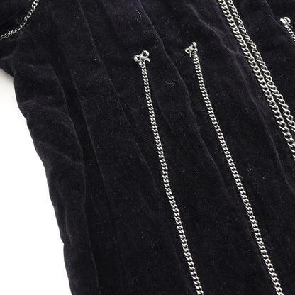 Chanel Colorless Jacket CC Logo Button Chain — view 8