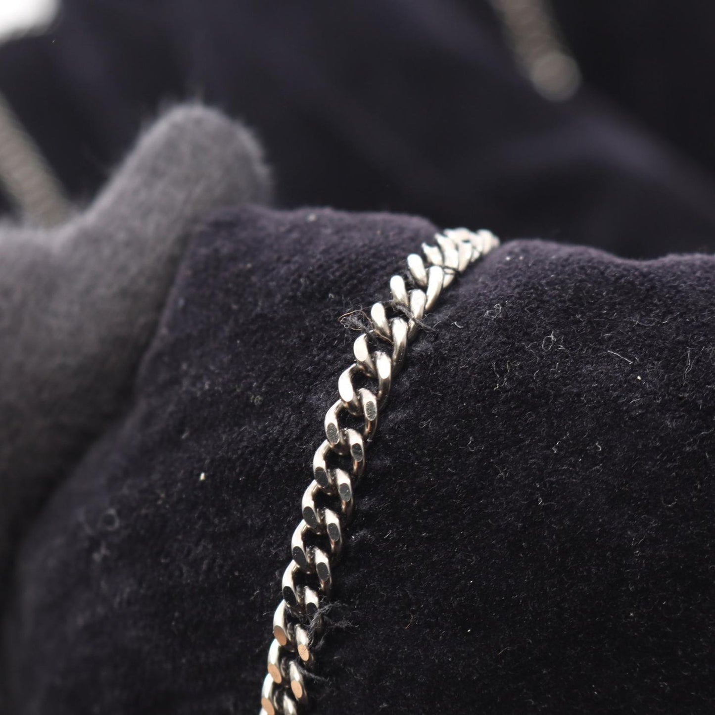 Chanel Colorless Jacket CC Logo Button Chain — view 6
