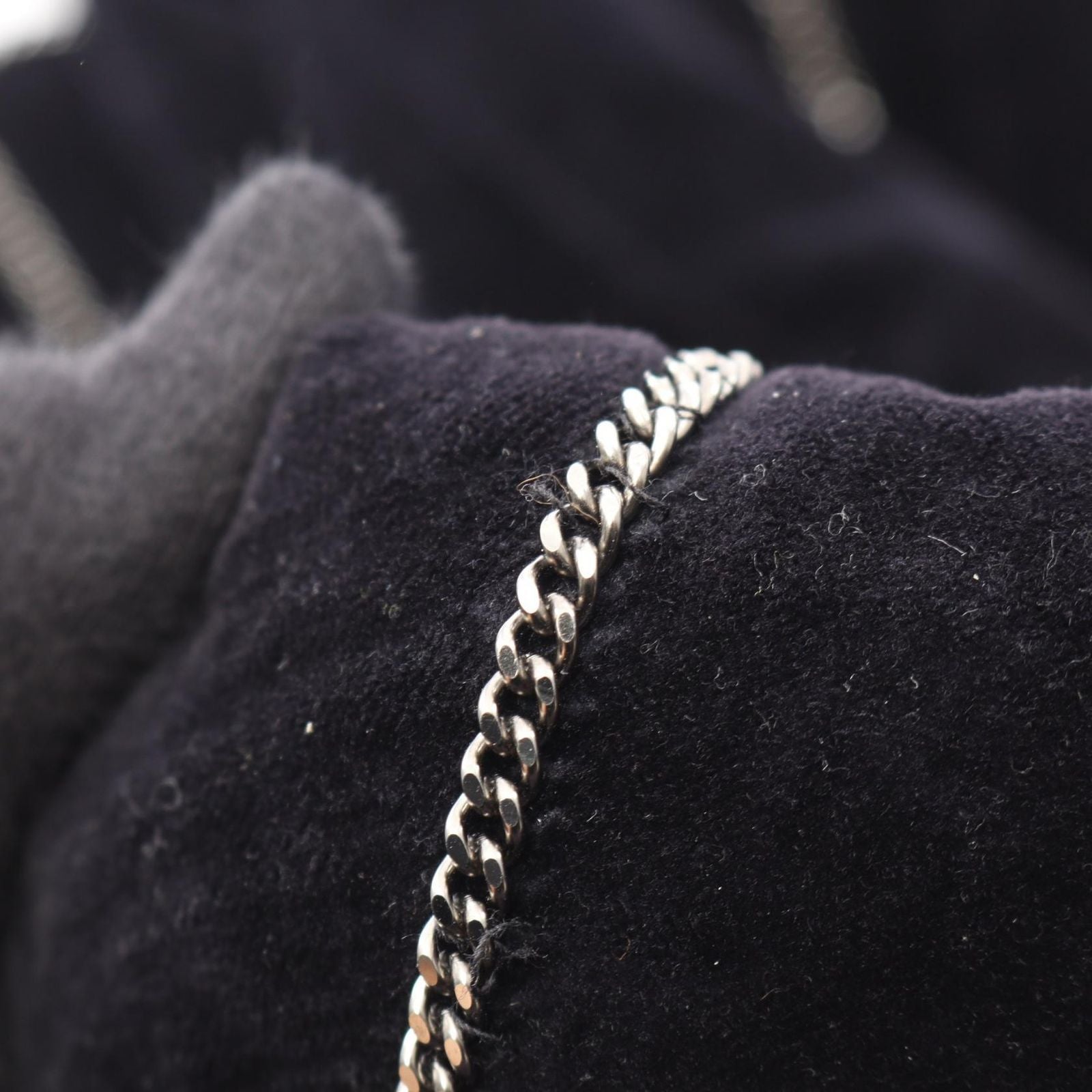 Chanel Colorless Jacket CC Logo Button Chain — view 6