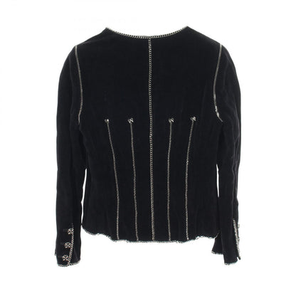 Chanel Colorless Jacket CC Logo Button Chain — view 2