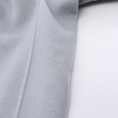 Max Mara Week End Cucito a Mano Hooded Light Blue Wool Coat — view 6