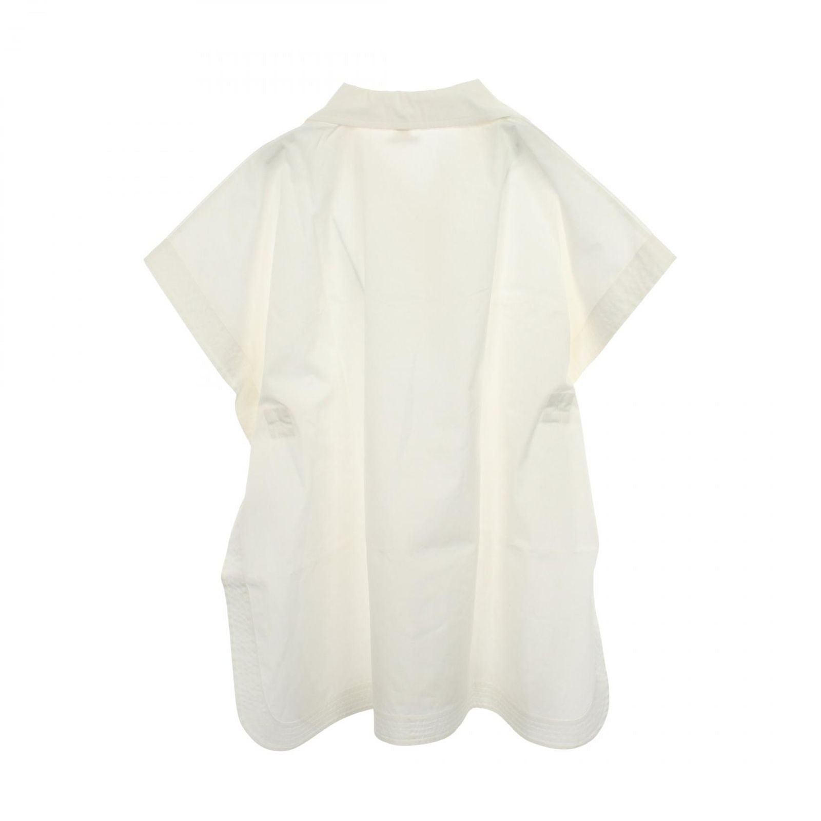 Hermes Chaine D'ancre Pullover White Cotton Shirt Sweater — view 2