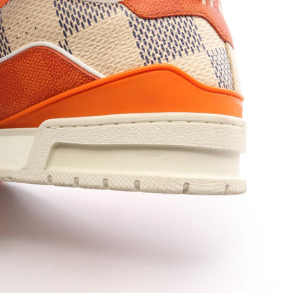 Louis Vuitton Sneakers LV Trainer Line Orange White Canvas — view 9