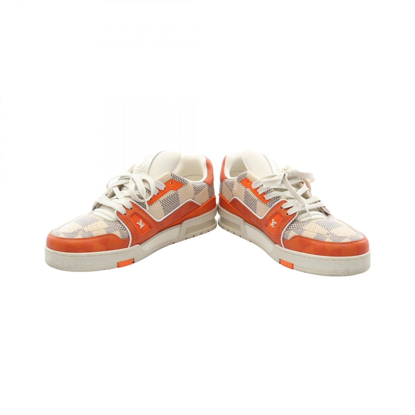 Louis Vuitton Sneakers LV Trainer Line Orange White Canvas — view 3