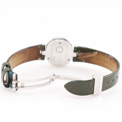 Bvlgari Stainless Steel Quartz Analog Display Blue Shell Dial Watch — view 6