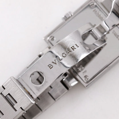 Bvlgari a Dos Rad Stainless Steel Black Quartz Analog Display Dial Watch — view 9