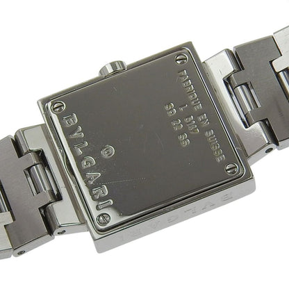 Bvlgari a Dos Rad Stainless Steel Black Quartz Analog Display Dial Watch — view 5