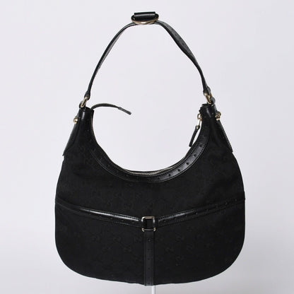 Gucci Shoulder Bag GG Canvas Sherry Line Black — view 2