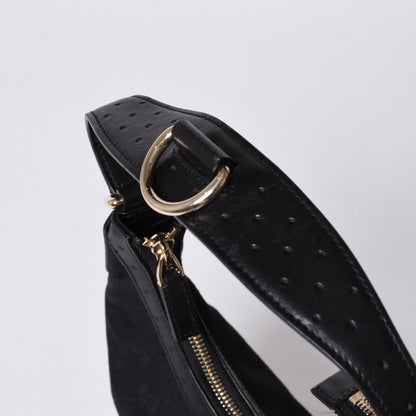 Gucci Shoulder Bag GG Canvas Sherry Line Black — view 4