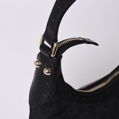 Gucci Shoulder Bag GG Canvas Sherry Line Black — view 6