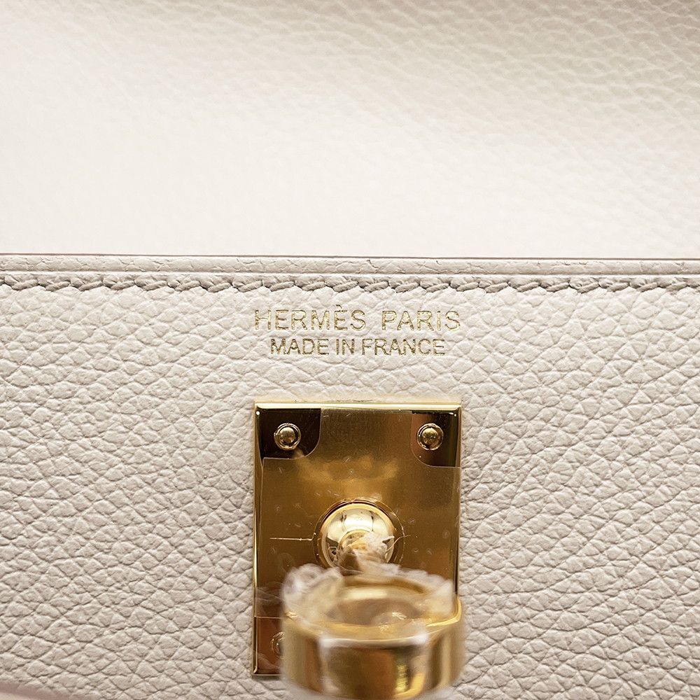 Hermes Shoulder Bag Kelly Dance 2 Beton Gold Ever Color Clutch — view 7