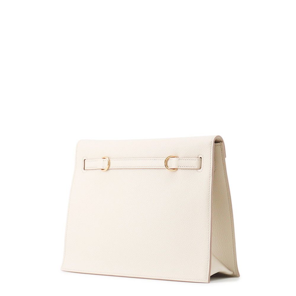 Hermes Shoulder Bag Kelly Dance 2 Beton Gold Ever Color Clutch — view 2