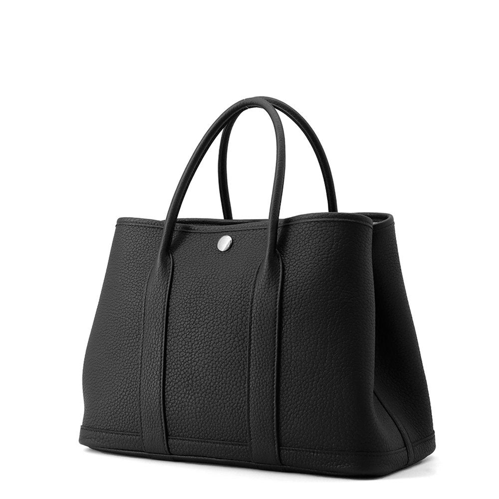Hermes Tote Garden Party TPM Black Silver Negonda — view 2