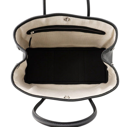 Hermes Tote Garden Party TPM Black Silver Negonda — view 5