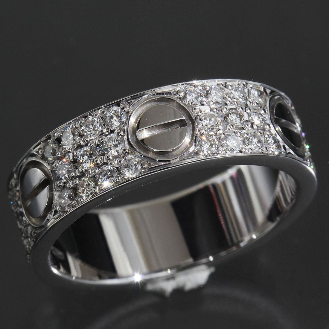Cartier Diamond Love Ring 18k White Gold