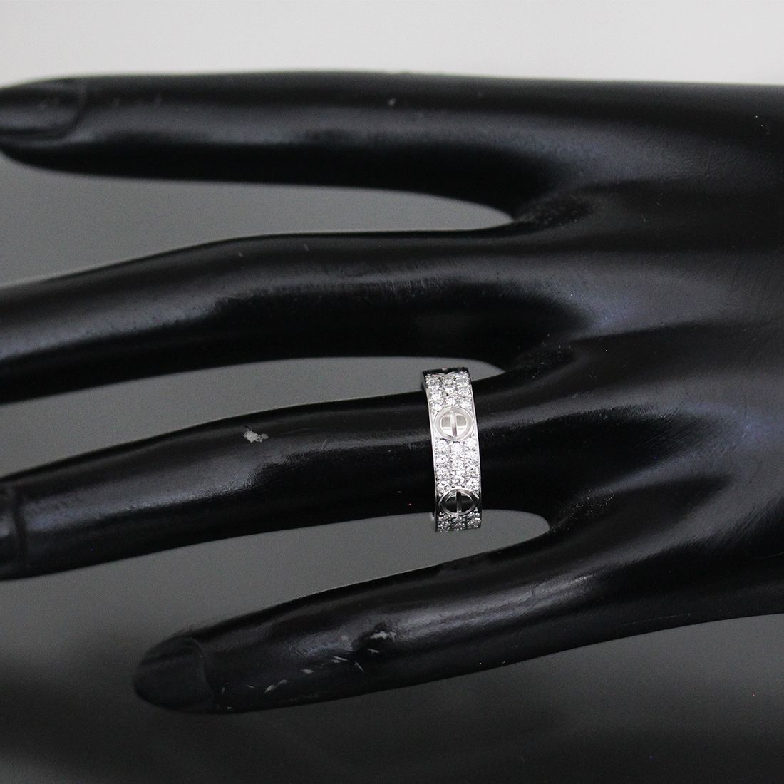Cartier Diamond Love Ring 18k White Gold — view 5