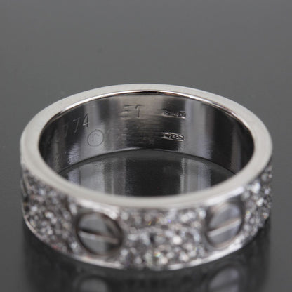 Cartier Diamond Love Ring 18k White Gold — view 3
