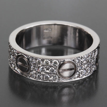 Cartier Diamond Love Ring 18k White Gold — view 2