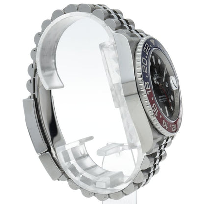 Rolex GMT Master 2 Watch Jubilee Dead Stock Box SS Black — view 4