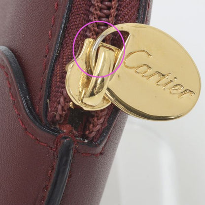 Cartier Must Line Coin Case Gold Calfskin — view 3