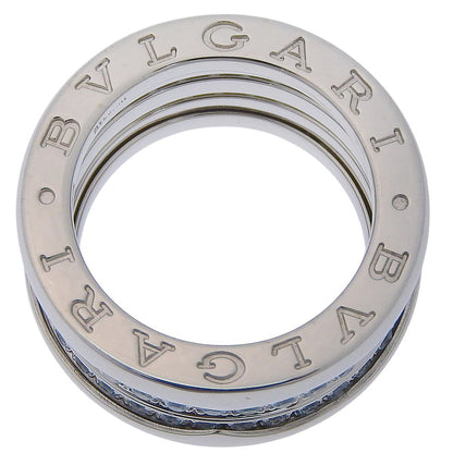 Bvlgari B-zero One Band White Gold Blue Topaz Ring — view 6